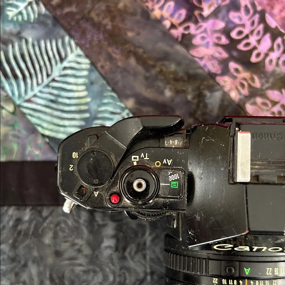Canon A-1 Black 35mm Film Camera